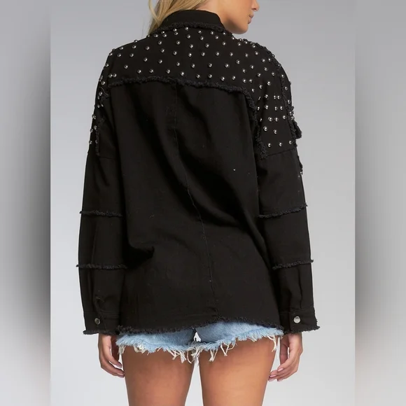 Demu Studded Jacket - Picture 4 of 13